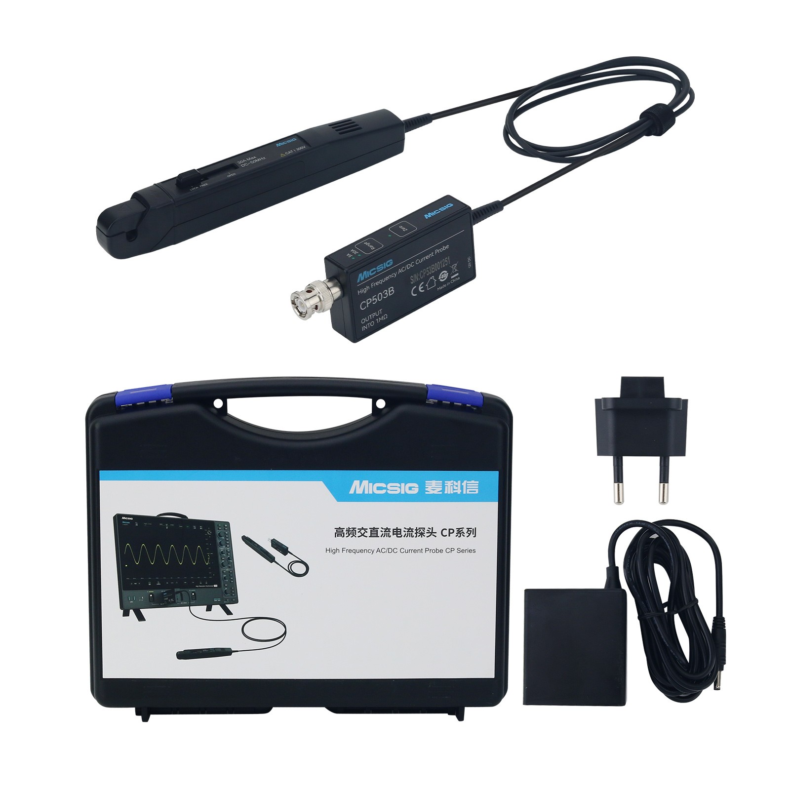 Current Probe Ac Dc 50Mhz Oscilloscope - Micsig CP503B 50MHz 5A/30A 듀얼 범위