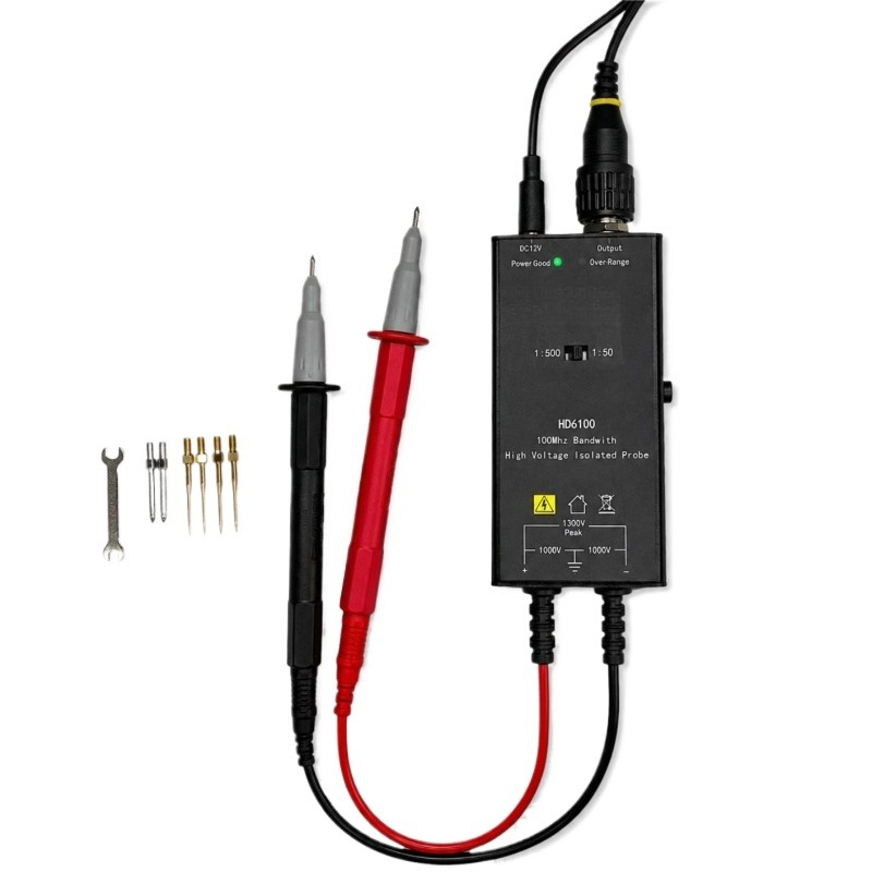 High Voltage Differential Probe 100Mhz 1300V - 액티브 프로브, 고전압 절연 차동 프로브,