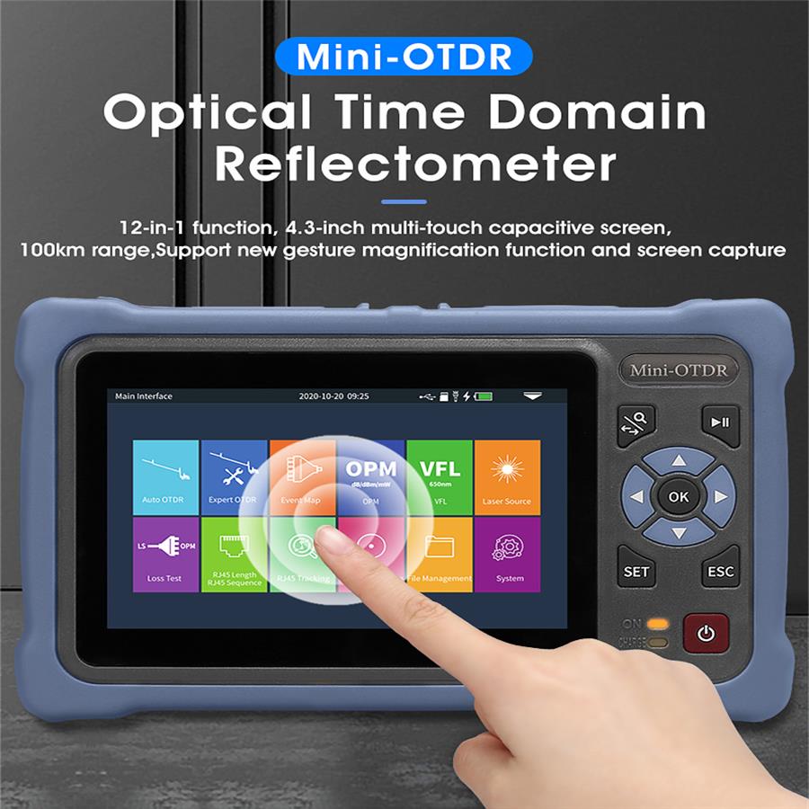 4.3 인치 터치 스크린 미니 OTDR 1310/155 - Optical Time Domain Reflectometer Otdr 1310 1550Nm 리뷰 및 가격