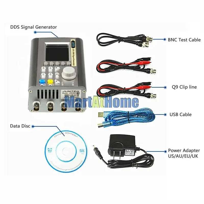 디지털 듀얼 채널 DDS 신호 발생기, 임의 파형 생성 - Dual Channel Arbitrary Waveform Function Generator 60Mhz 리뷰 및 가격