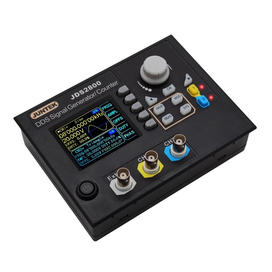 JDS2800-15M DDS 기능 신호 발생기, 디지털 - Dual Channel Arbitrary Waveform Function Generator 60Mhz 리뷰 및 가격