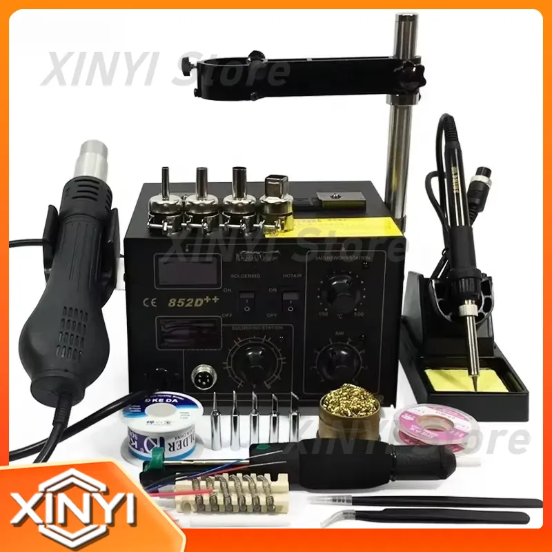 SAIKE 852D++ 2-in-1 SMD 리워크 스테 - Smd Rework Station Hot Air Soldering 2 In 1 리뷰 및 가격