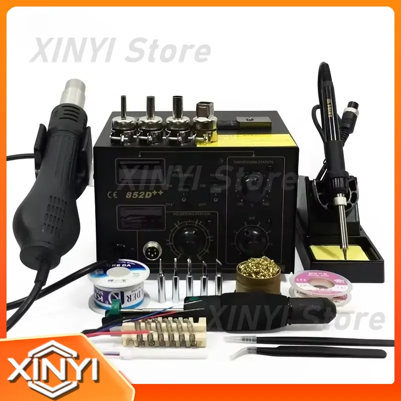 SAIKE 852D++ 2-in-1 SMD 리워크 스테 - Smd Rework Station Hot Air Soldering 2 In 1 리뷰 및 가격