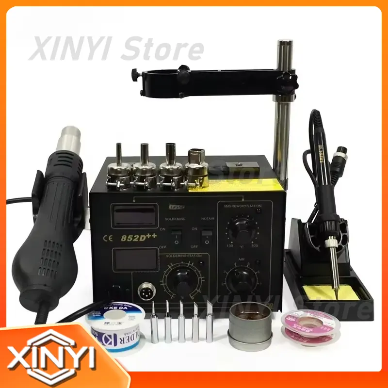SAIKE 852D++ 2-in-1 SMD 리워크 스테 - Smd Rework Station Hot Air Soldering 2 In 1 리뷰 및 가격