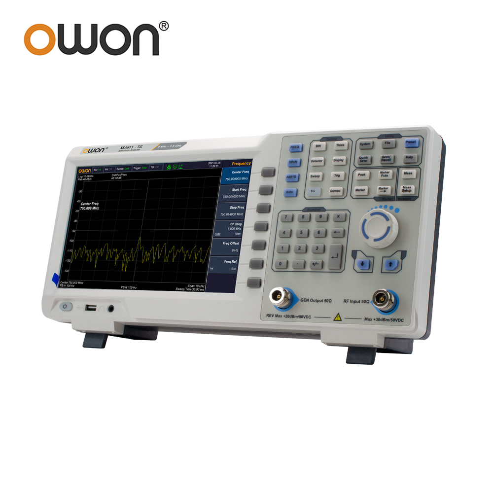 OWON XSA815TG 디지털 스펙트럼 분석기 9인치 - Spectrum Analyzer Tracking Generator 1.5Ghz 리뷰 및 가격