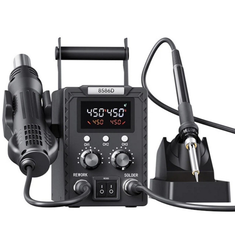 K8586D 2-in-1 리워크 스테이션, 듀얼 디지털 - Smd Rework Station Hot Air Soldering 2 In 1 리뷰 및 가격
