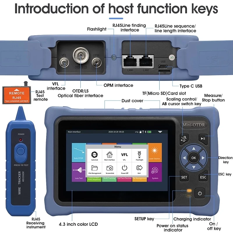 Novker 12-in-1 미니 OTDR NK4000D - Optical Time Domain Reflectometer Otdr 1310 1550Nm 리뷰 및 가격